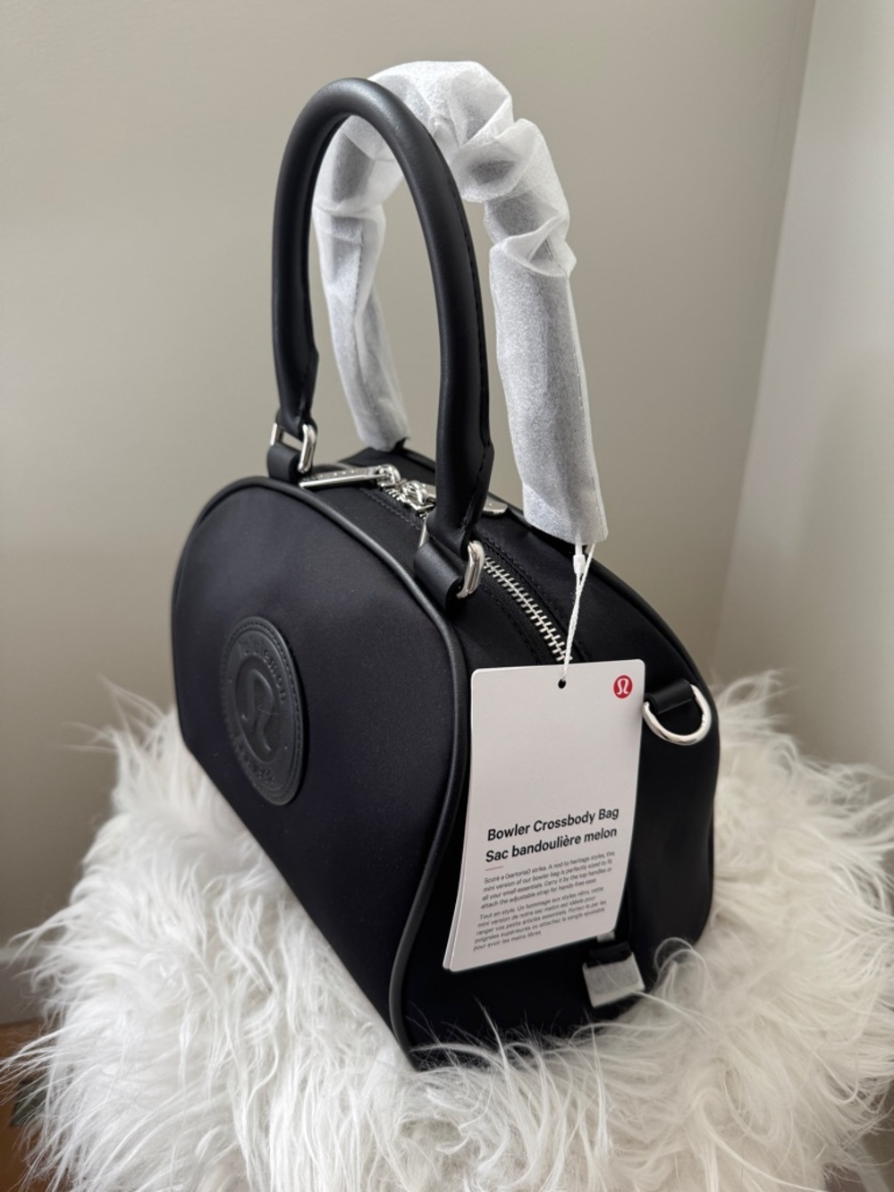 lululemon athletica Black Bowler Crossbody Bag